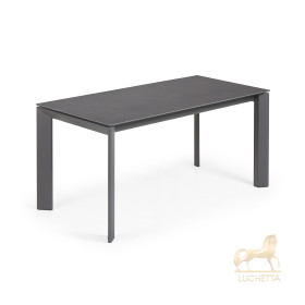Стол Atta 160 (220) x90 графит керамический