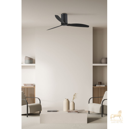 Tube Fan Mini Потолочный вентилятор, черный/матово-черный Ø1280мм 3 лопасти Tube Fan Mini Потолочный вентилятор, черный/матово-черный Ø1280мм 3 лопасти