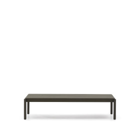 Журнальный столик Sorells из зеленого алюминия 63 x 149 см