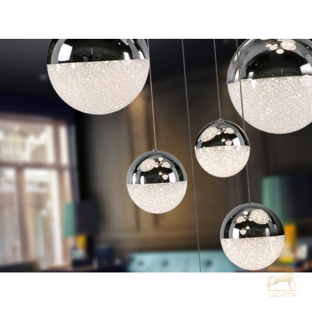 Люстра Sphere 14L хромированная D60 DIMABLE Люстра Sphere 14L хромированная D60 DIMABLE