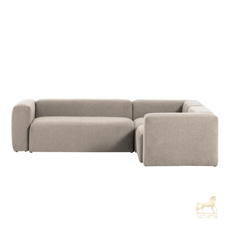 Угловой 3-х местный диван Blok 290 x 230 cm бежевый Угловой 3-х местный диван Blok 290 x 230 cm бежевый