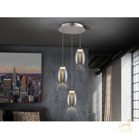 Подвесной светильник Nebula 3L LED хром Подвесной светильник Nebula 3L LED хром