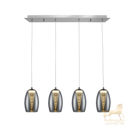 Подвесной светильник Nebula 4L LED хром