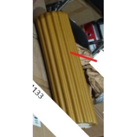 Столик Onica с круглой столешницей, латунный металл, медовый