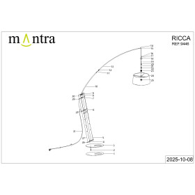 9446+9448 Торшер RUTI RICCA