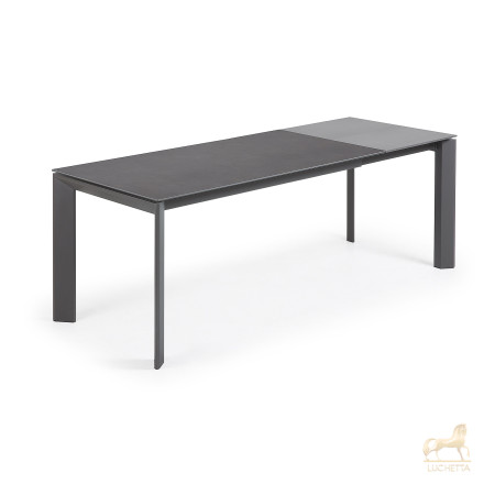 Стол Atta 160 (220) x90 графит керамический Стол Atta 160 (220) x90 графит керамический