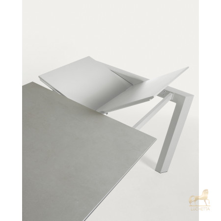 Стол Atta160 (220) x90 серый керамика Стол Atta160 (220) x90 серый керамика