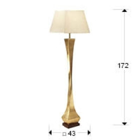 Торшер Deco золотой