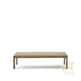 Журнальный столик Ambra из акации со светлой отделкой 82,5 x 140 см