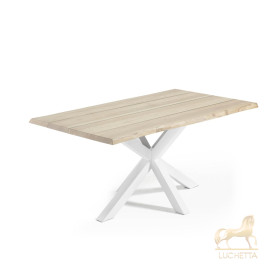 Обеденный cтол Arya 160x90 белый отбеленный дуб