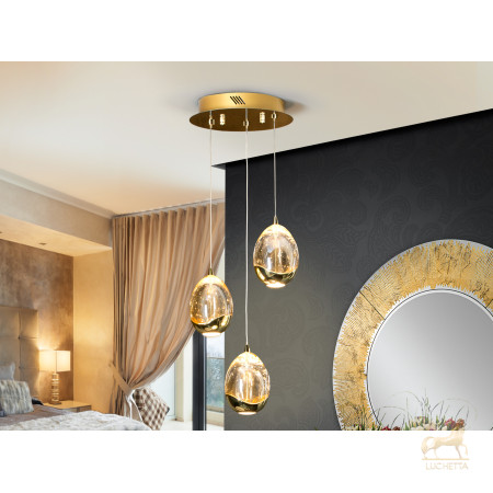 Люстра Rocio LED 3L Ø25 золотая Люстра Rocio LED 3L Ø25 золотая
