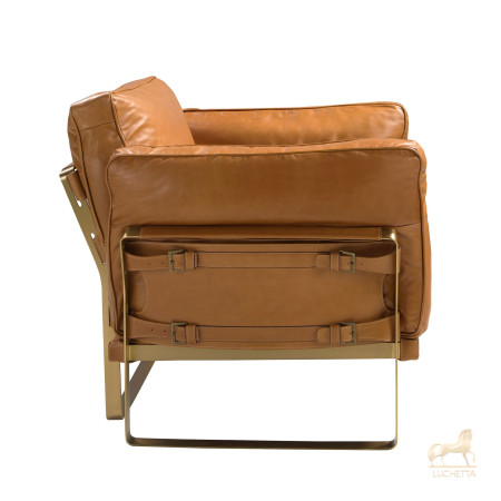 Кресло из кожи цвета Camel 5169 Кресло из кожи цвета Camel 5169
