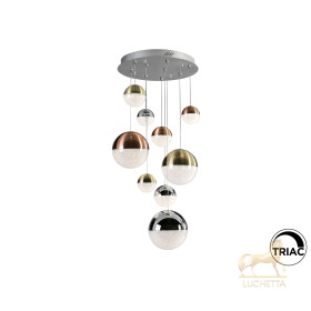 Подвесной светильник Sphere 9L LED Ø50 DIM разноцветный