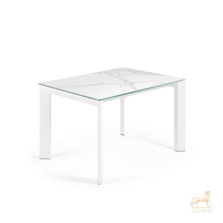 Стол Atta с белыми ножками 120(180)x80 см Стол Atta с белыми ножками 120(180)x80 см