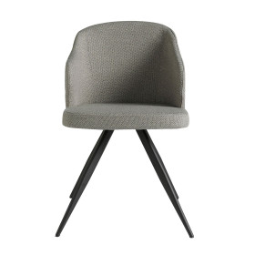 Стул F3208-GRIS /4057 черные ножки