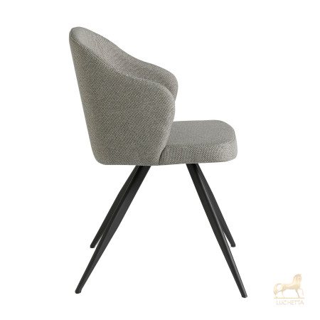 Стул F3208-GRIS /4057 черные ножки Стул F3208-GRIS /4057 черные ножки