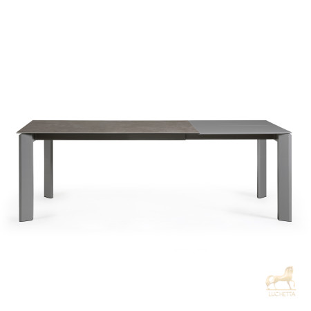 Стол Atta 160 (220) x90 антрацит, серый, керамика Стол Atta 160 (220) x90 антрацит, серый, керамика