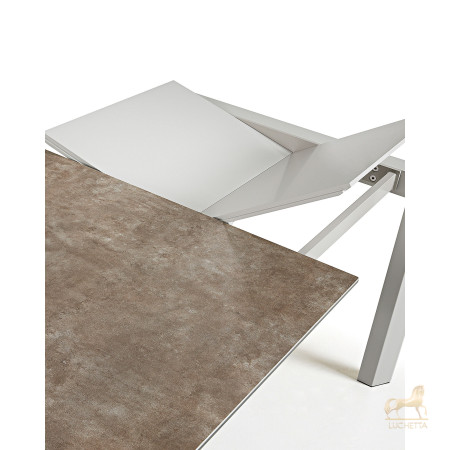 Стол Atta 140 (200) x90 серый керамика Стол Atta 140 (200) x90 серый керамика