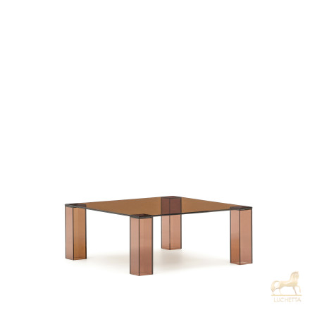 Журнальный столик Adularia из стекла коричневого цвета 85 x 85 Журнальный столик Adularia из стекла коричневого цвета 85 x 85