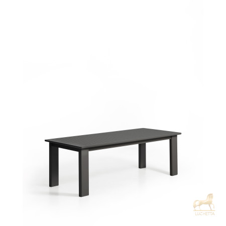 Раздвижной уличный стол Livorno из графитового алюминия, 233(350) x 100 см Раздвижной уличный стол Livorno из графитового алюминия, 233(350) x 100 см