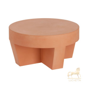 Кофейный столик Vilena из терракоты Ø 60 см