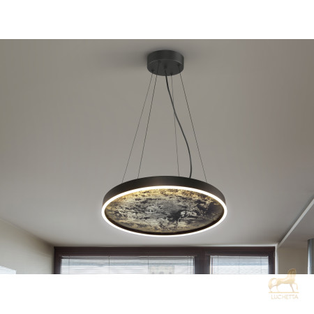 Подвесной светильник Stone CCT- черный LED 60D Подвесной светильник Stone CCT- черный LED 60D