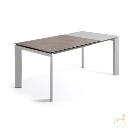 Стол Atta 120 (180) x80 серый керамика Vulcano Ash Стол Atta 120 (180) x80 серый керамика Vulcano Ash