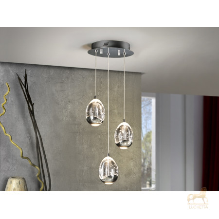 Подвесной светильник Rocio LED 3L хром Подвесной светильник Rocio LED 3L хром