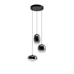 Onice Люстра 3L черно-дымчатый D30