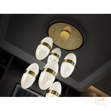 Подвесной светильник Garden 9L черный/бронзовый Подвесной светильник Garden 9L черный/бронзовый
