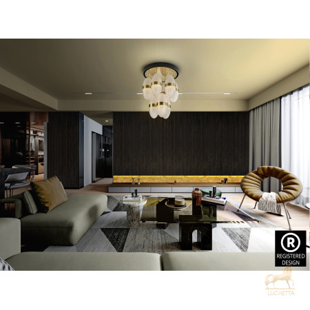 Подвесной светильник Garden 9L черный/бронзовый Подвесной светильник Garden 9L черный/бронзовый