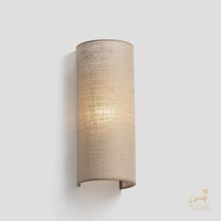 Настенный светильник Otton R Round Jute вертикальный 2xE27 Настенный светильник Otton R Round Jute вертикальный 2xE27