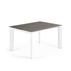 Стол Atta 140 (200) x90 белый керамика