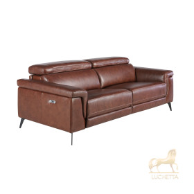 Диван 3-х местный 5319-3P-M1595 /6117 с реклайнером коричневый