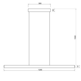 Подвесной светильник LINEAL 9034