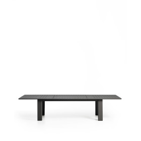 Раздвижной уличный стол Livorno из графитового алюминия, 233(350) x 100 см