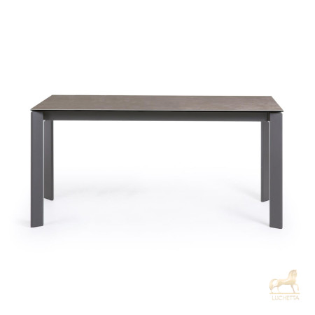 Стол Atta 160 (220) x90 антрацит, серый, керамика Стол Atta 160 (220) x90 антрацит, серый, керамика
