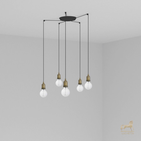 Люстра Art 5L состаренное золото Люстра Art 5L состаренное золото