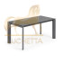 Стол Atta 160 (220) x90 антрацит, темно-серый, стекло Стол Atta 160 (220) x90 антрацит, темно-серый, стекло