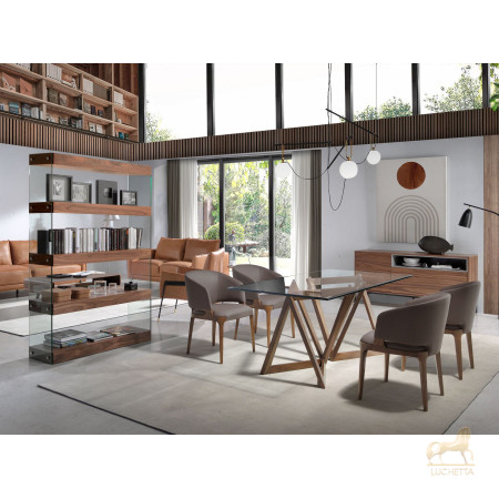 Стеллаж Distincion CP1110-F-NOGAL /3091 орех Стеллаж Distincion CP1110-F-NOGAL /3091 орех