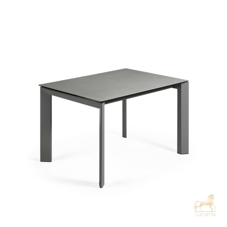 Стол Atta 120 (180) x80 антрацит, керамика Стол Atta 120 (180) x80 антрацит, керамика