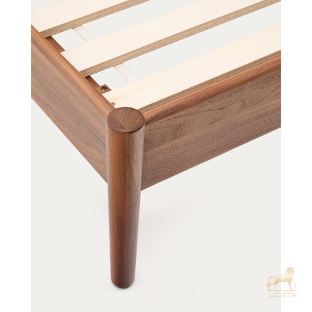 Кровать Elan из шпона и массива ореха со шнуром 180 x 200 Кровать Elan из шпона и массива ореха со шнуром 180 x 200