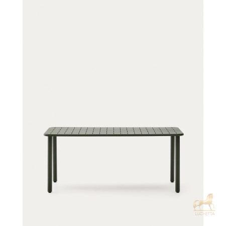 Уличный стол Brai из оцинкованной стали зелёного цвета 180 x 90 см Уличный стол Brai из оцинкованной стали зелёного цвета 180 x 90 см