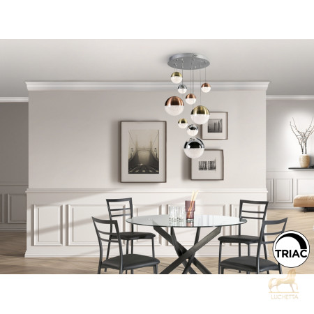 Подвесной светильник Sphere 9L LED Ø50 DIM разноцветный Подвесной светильник Sphere 9L LED Ø50 DIM разноцветный