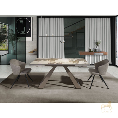 Стул F3208-GRIS /4057 черные ножки Стул F3208-GRIS /4057 черные ножки