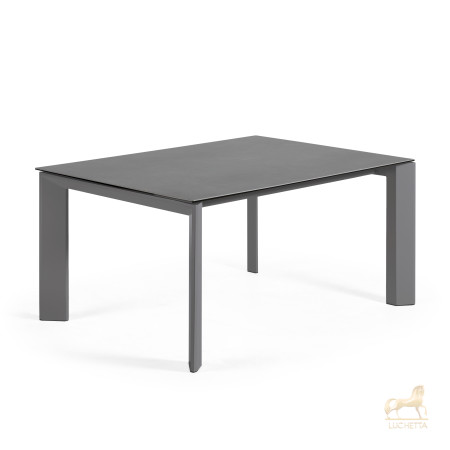 Стол Atta 160 (220) x90 графит керамический Стол Atta 160 (220) x90 графит керамический