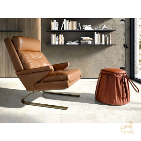 Кресло из кожи цвета Camel 5157 Кресло из кожи цвета Camel 5157