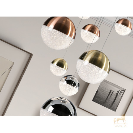 Подвесной светильник Sphere 9L LED Ø50 DIM разноцветный Подвесной светильник Sphere 9L LED Ø50 DIM разноцветный