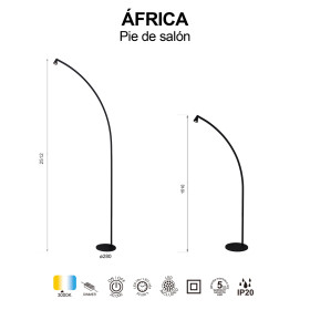 9417 Торшер AFRICA