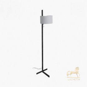 Торшер Stand Up черного и серого цвета E27 20W